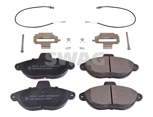 set placute frana,frana disc 62 91 6225 SWAG